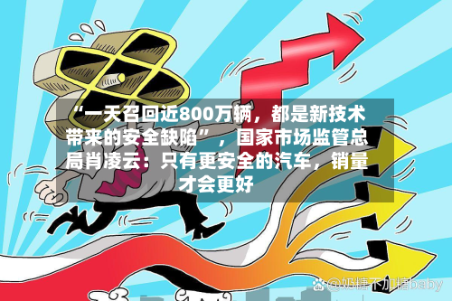 “一天召回近800万辆,都是新技术带来的安全缺陷” ,国家市场监管总局肖凌云:只有更安全的汽车,销量才会更好