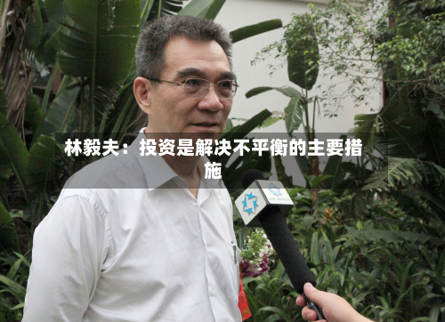 林毅夫：投资是解决不平衡的主要措施