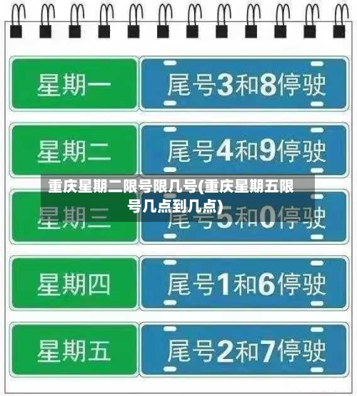 重庆星期二限号限几号(重庆星期五限号几点到几点)